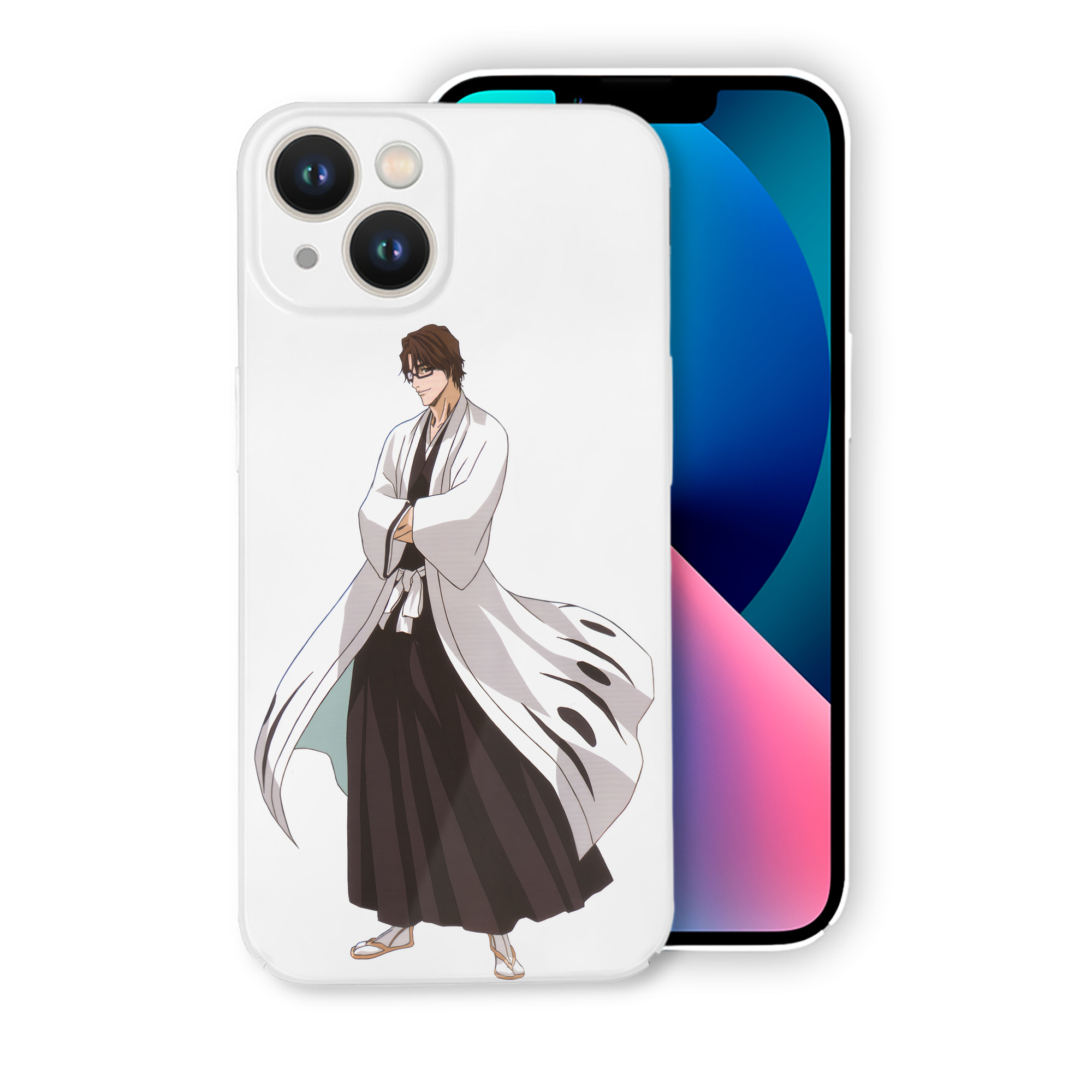 （画像用） ブリーチ 藍染 惣右介（あいぜん そうすけ） BLEACH Aizen Sousuke 【iPhone 14シリーズ対応】ハードケース